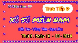 XSMN - Trực tiếp xổ số miền Nam - KQSX miền Nam hôm nay, thứ 3, ngày 10/9/2024