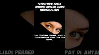 Sayyidah Aisyah Dinikahi Rasulullah Saw ketika Usia Nya Masih Sangat Muda