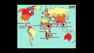 Wars in the world (1900-2014)