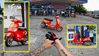 Đi Lấy Xe Vespa Độ Full Bài Độc Lạ Cùng Âm Thanh Xe Bán Kem 🍦