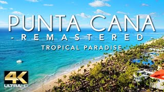 PUNTA CANA 4K DRONE FOOTAGE (ULTRA HD) - Dominican Republic Beautiful Scenery Footage UHD