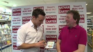 Nathan Carter CD Launch in Stewart's Music Shop