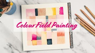 Paint Color Blocks: A Beginner Friendly Abstract Watercolor Project!