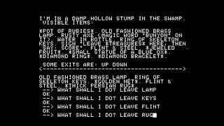 Adventureland Golden Fish Walkthrough Apple II