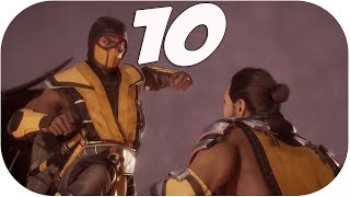 Mortal Kombat 11 Top 10 FIGHT Scenes Mini-Movie! (Shao Kahn/Final Boss/Liu Kang...) MK11.