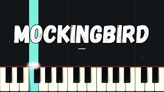 Mockingbird - Eminem | Beginner Piano Tutorial Easy