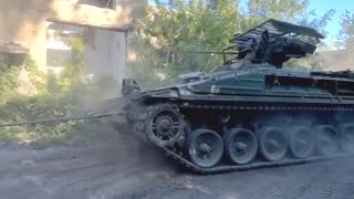 БРЭМ-1 России эвакуирует БМП 1A3 Marder Украины