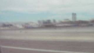 Airplane take-off at Las Vegas