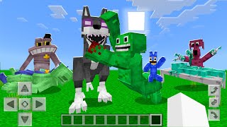 JUMBO JOSH FINAL FIGHT in MINECRAFT PE (ADDON), ALL GARTEN of BANBAN CHAPTERS (1-8)