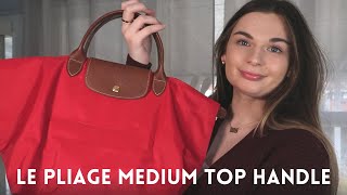 BAG REVEAL: LONGCHAMP LE PLIAGE MEDIUM TOP HANDLE