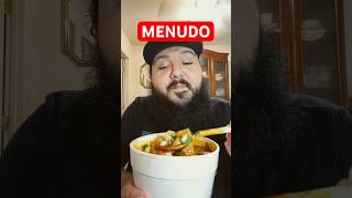 Eating Menudo! #menudo #foodreview #mexicanfood #shorts #foryou