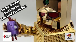 Gold Lightan ES GOKIN 24K gold plated es合金 Transforming lighter  by Artstorm | Unboxing Transformers