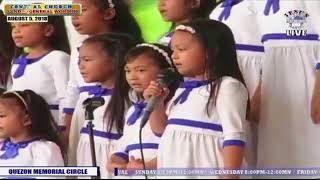 JMCIM Main Sunday Service - Childrens Cherubin Choir - Gods Not Dead - August 05, 2018