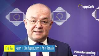 Emil Boc, Mayor of Cluj-Napoca about the Conference on the Future of Europe