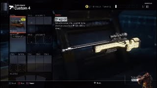 New BO3 Sniper Diamond camo unlocked-Dragoon sniper