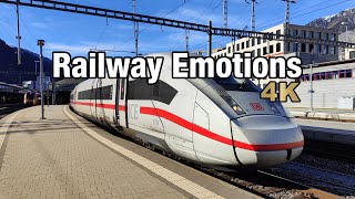 🚆 4K Highspeed train ride from the Alps to the north sea (Switzerland | ICE Chur - Zurich (Hamburg))