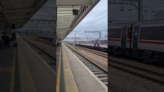 LNER Intercity 225. 82223 and 91127 passing Peterborough