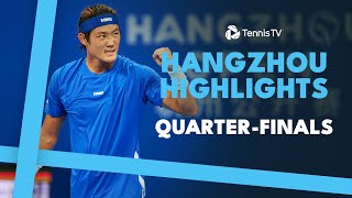 Cilic Takes On Uchiyama; Zhang, Bu & Nakashima Play | Hangzhou 2024 Quarter-Final Highlights