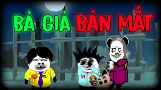 gấu kinh dị review : bà già bán mắt | phim hoạt hình gấu hài hước kinh dị