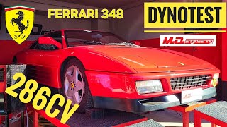 DynoTest - Ferrari 348 - M.D. Engineering - 286CV - Fabio MP