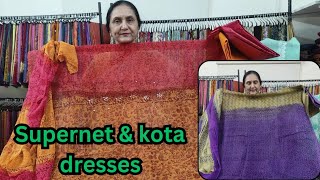 Supernet dresses and Kota dresses