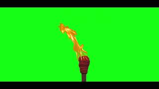 green screen Fire Torch | torch fire green screen | green screen effects