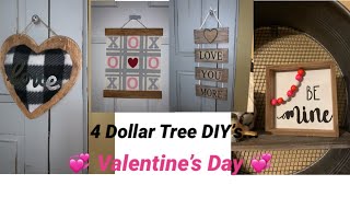 4 Dollar Tree DIY’s ~ Valentine’s Day ~ farmhouse decor