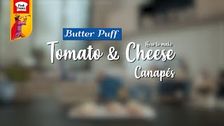 Butterpuff Tomato & Cheese Canapés