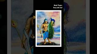 Lord Kartikeya Drawing | Lord Murugan Drawing | Kartikeya Puja Drawing | Kartik thakur #shorts