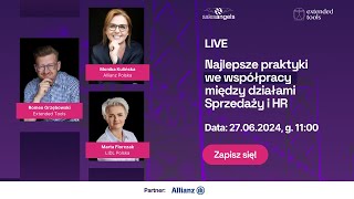 LIVE: Najlepsze praktyki we współpracy HR i Sprzedaży. Kulisy konkursu "HR, który rozumie Sprzedaż"