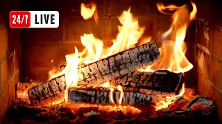 🔥 Fireplace Autumn LIVE 24/7