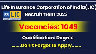 LIC Recruitment 2023 | LIC ADO Form Kaise Bhare | How To Fill LIC ADO Form | How To Apply Online LIC