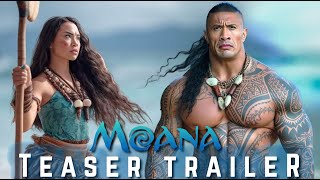 Moana: The Movie | Teaser Trailer (2024) - Dwayne Johnson - Disney+ Concept