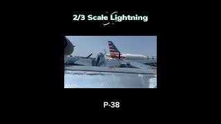 Join AirFlo to check out the beautiful 2/3 scale P-38 Lockheed Lightning!