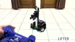 Mobile Robot Omnidirectional myRIO 1900 omni Robotik dikendalikan dengan Stik Stick PS2 LKS SMK