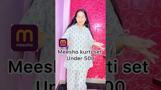 Meesho Kurti set under  Rs. 500/- || Best and Cheapest kurti set #chicwithshiwi