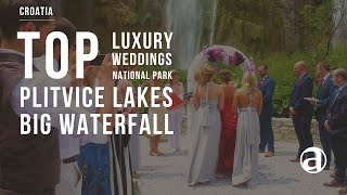 Plitvice Lakes National Park | Plitvice Lakes Wedding Big Waterfall | Weddings in Croatia antropoti