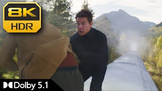 Train Top Fight | Mission Impossible 7 | 8K HDR | Dolby 5.1