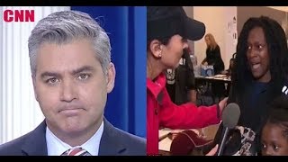 Angry Black Mom Slams CNN Jim Acosta During Live Coverage