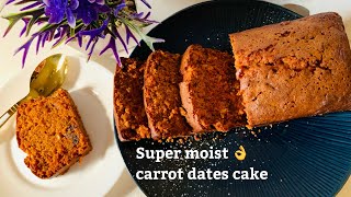 Carrot dates cake recipe | Christmas special carrot dates cake recipe | Ep-121