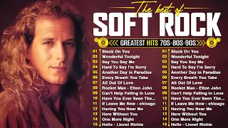 Michael Bolton, Rod Stewart, Phil Collins, Bee Gees, Lobo, Dan Hill📀 Greatest Hits Soft Rock 80s 90s