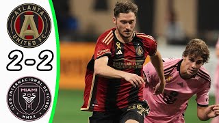 Atlanta United - Inter Miami 2:2 - All Goals & Highlights - Miranchuk fantastic Goal