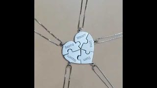 Personalized Puzzle Necklace