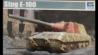 Trumpeter 1/35 Stug E-100 Unboxing