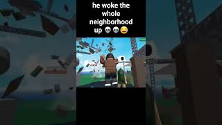 I die gruesome death by a tornado in Roblox #roblox #funny