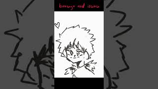 |izuku midoria bnha мга моя геройская академия изуку  мидория uraraka bakugo бакуго art качан кацуки