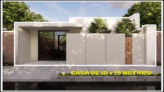 !! La CASA Ideal Para Ti - TIENES QUE VER ESTA HERMOSA CASA De 10x15 !!