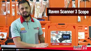 Apresentação Scanner Raven 3 Scope (108900) - Detalhes e funções