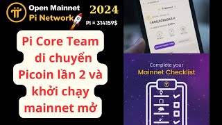 Pi Network di chuyển picoin lần thứ 2 và khởi chạy mainnet mở