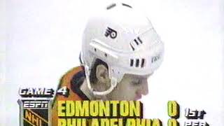 Oilers vs. Flyers 1987 Stanley Cup Final Game 4 (1st Period)